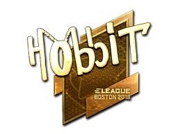 Sticker Hobbit (Gold) | Boston 2018 preview