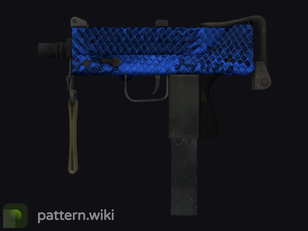 MAC-10 Lapis Gator seed 187