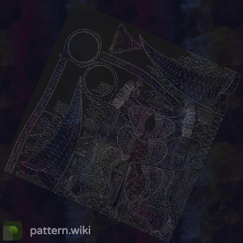 Karambit Doppler seed 307 pattern template