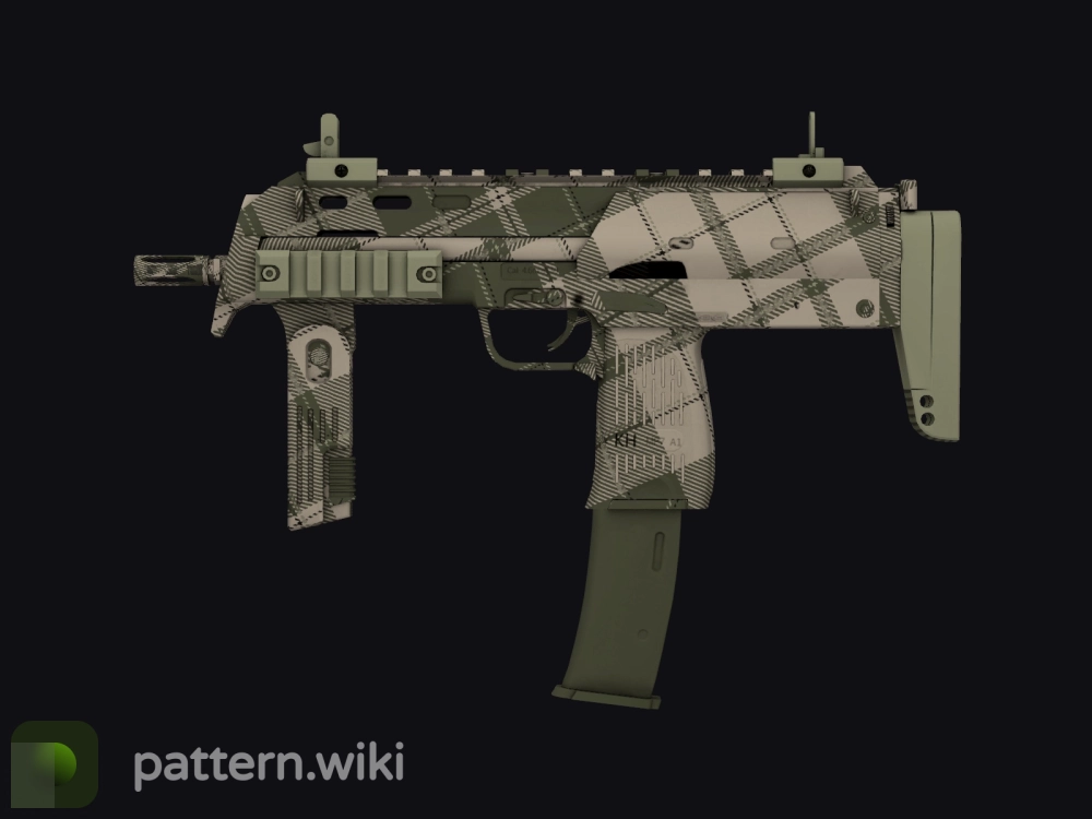 MP7 Olive Plaid seed 968