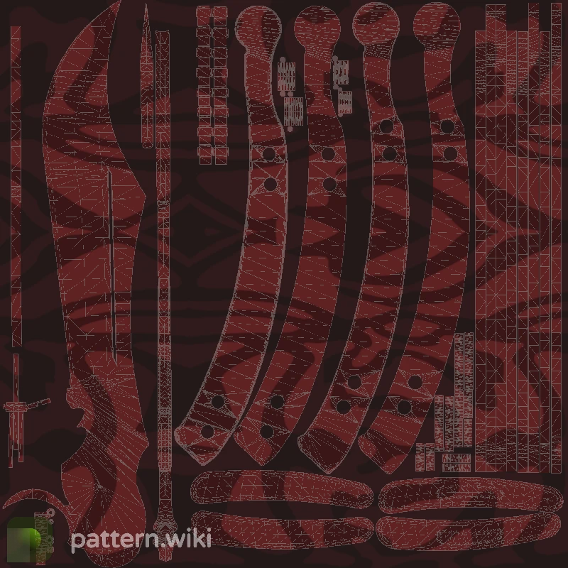 Butterfly Knife Slaughter seed 862 pattern template