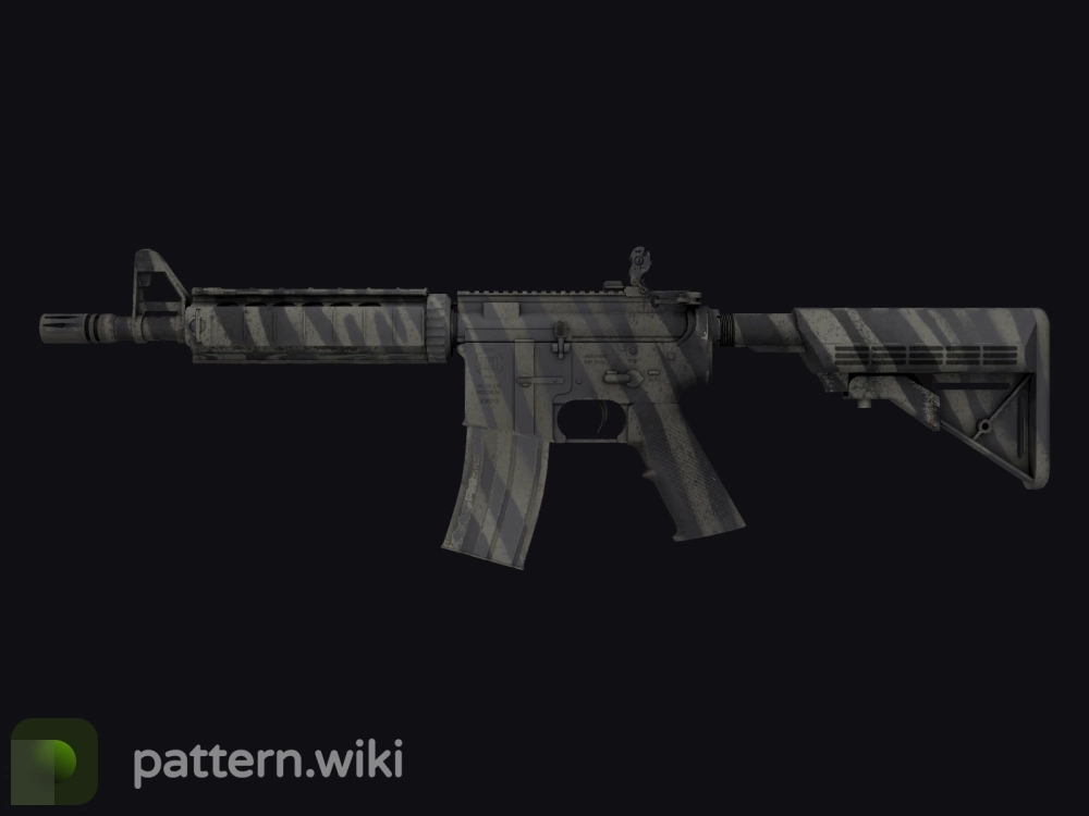 M4A4 Faded Zebra seed 12