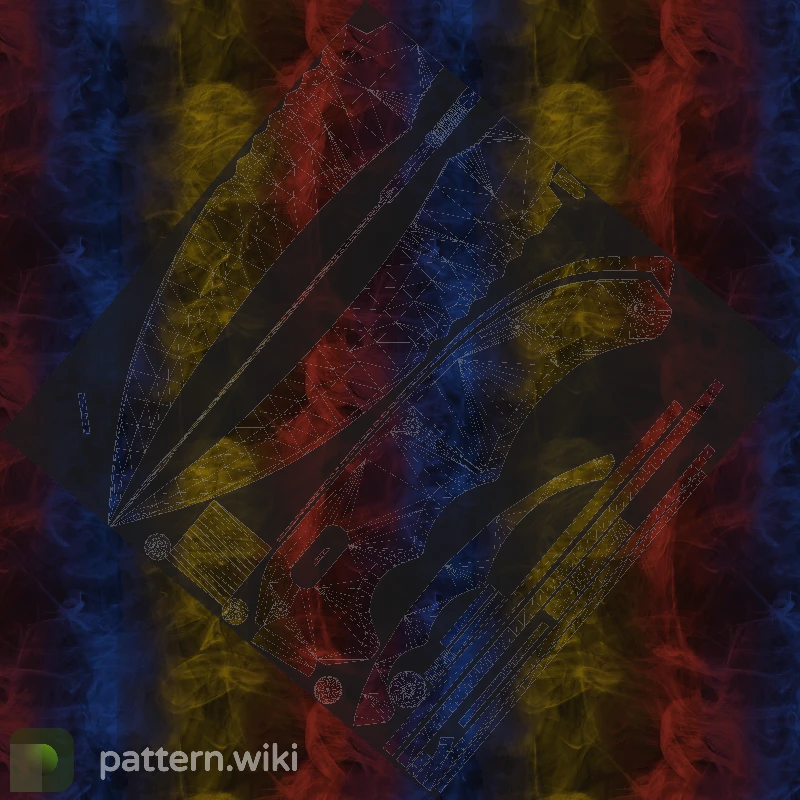 Flip Knife Marble Fade seed 763 pattern template