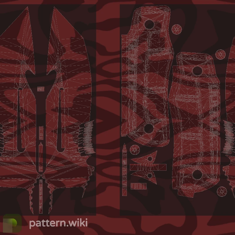 Survival Knife Slaughter seed 316 pattern template