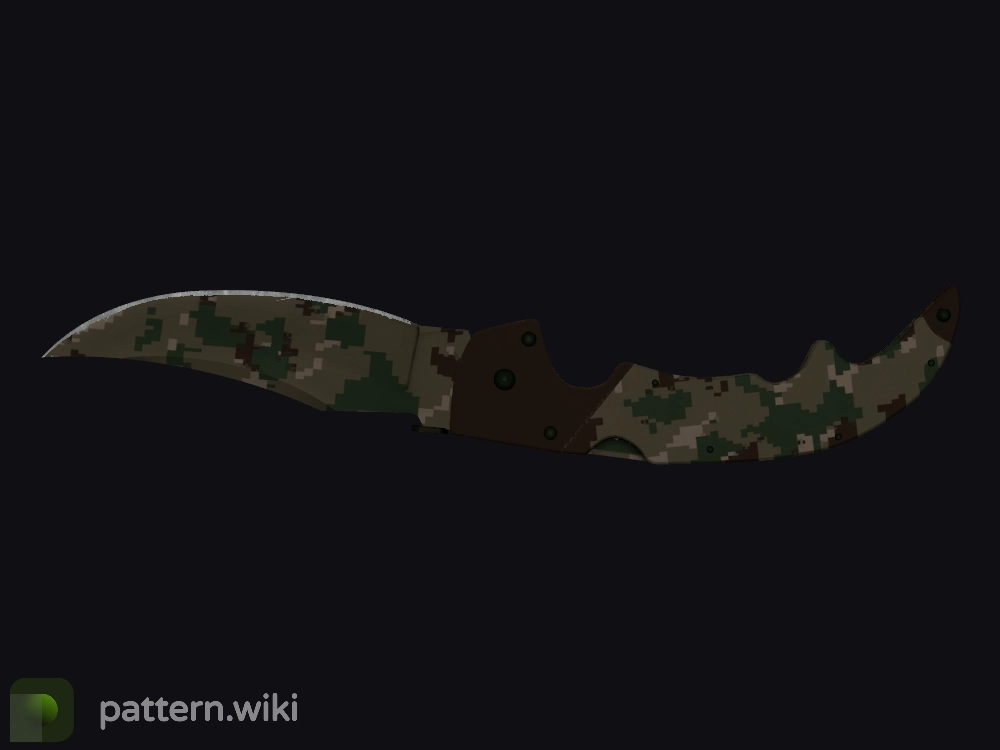 Falchion Knife Forest DDPAT seed 207