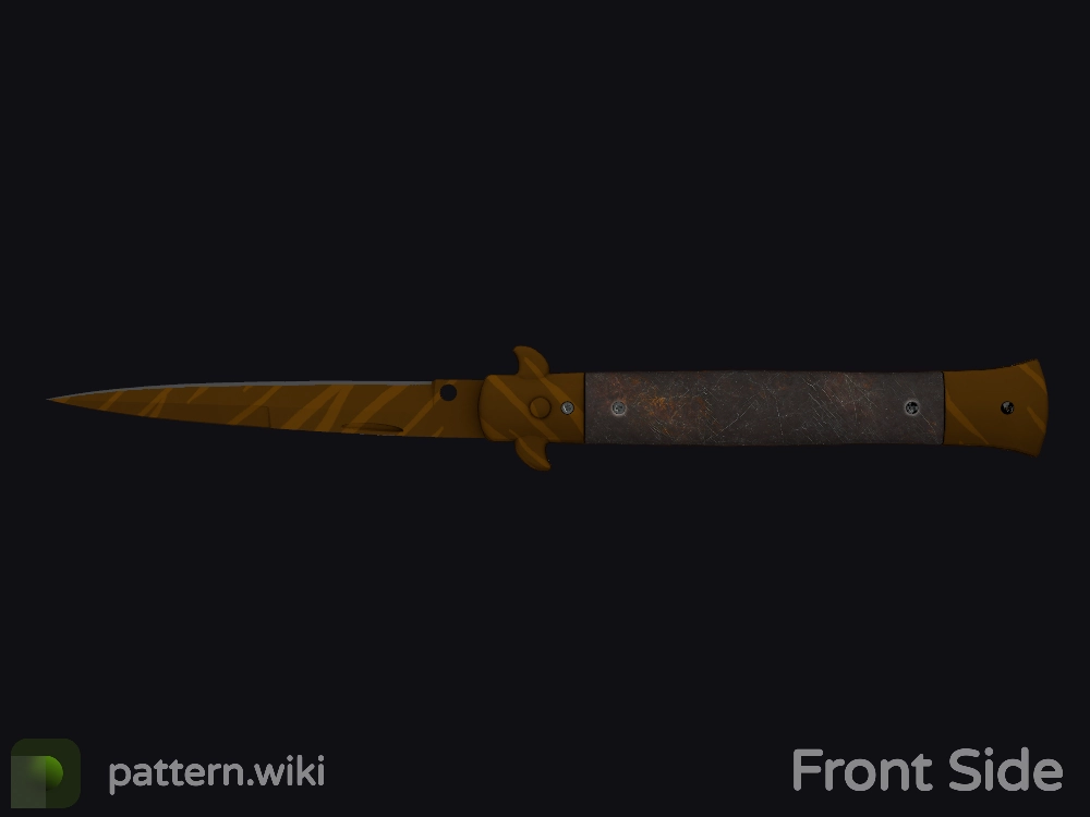 Stiletto Knife Tiger Tooth seed 139