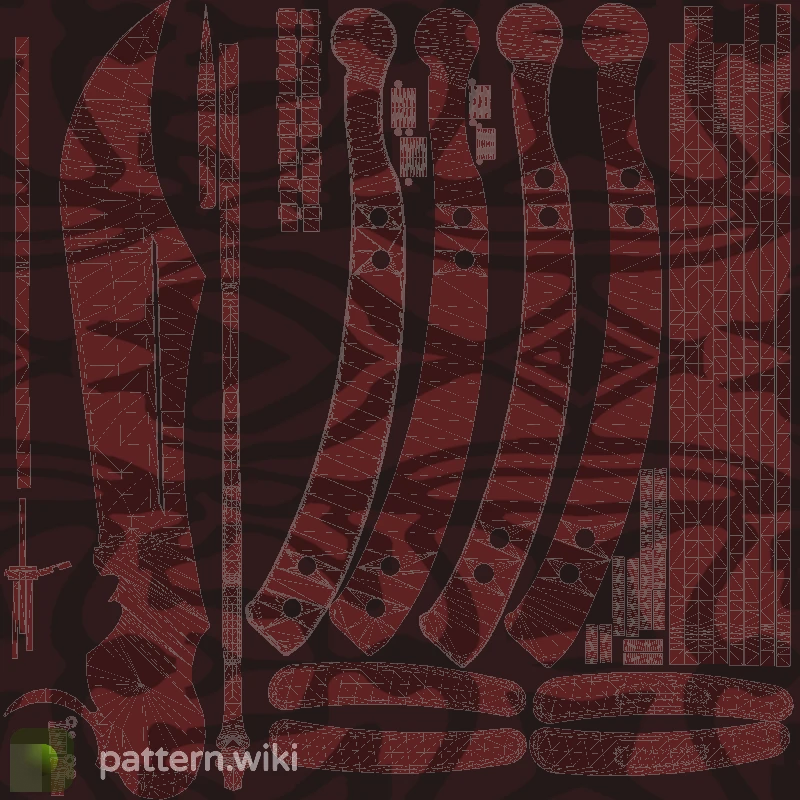 Butterfly Knife Slaughter seed 772 pattern template