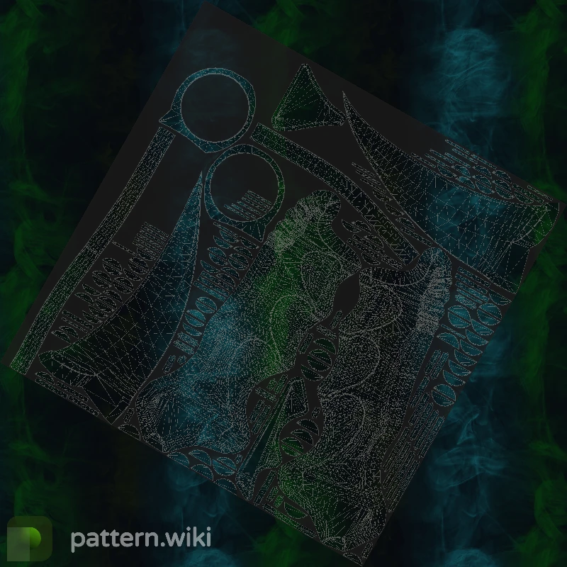 Karambit Gamma Doppler seed 339 pattern template