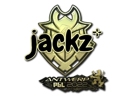 Sticker JaCkz (Gold) | Antwerp 2022 preview