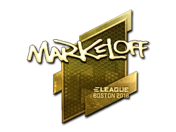 Sticker markeloff (Gold) | Boston 2018 preview