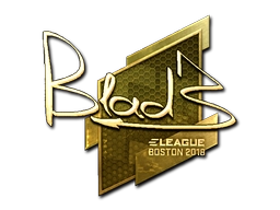 Sticker B1ad3 (Gold) | Boston 2018 preview