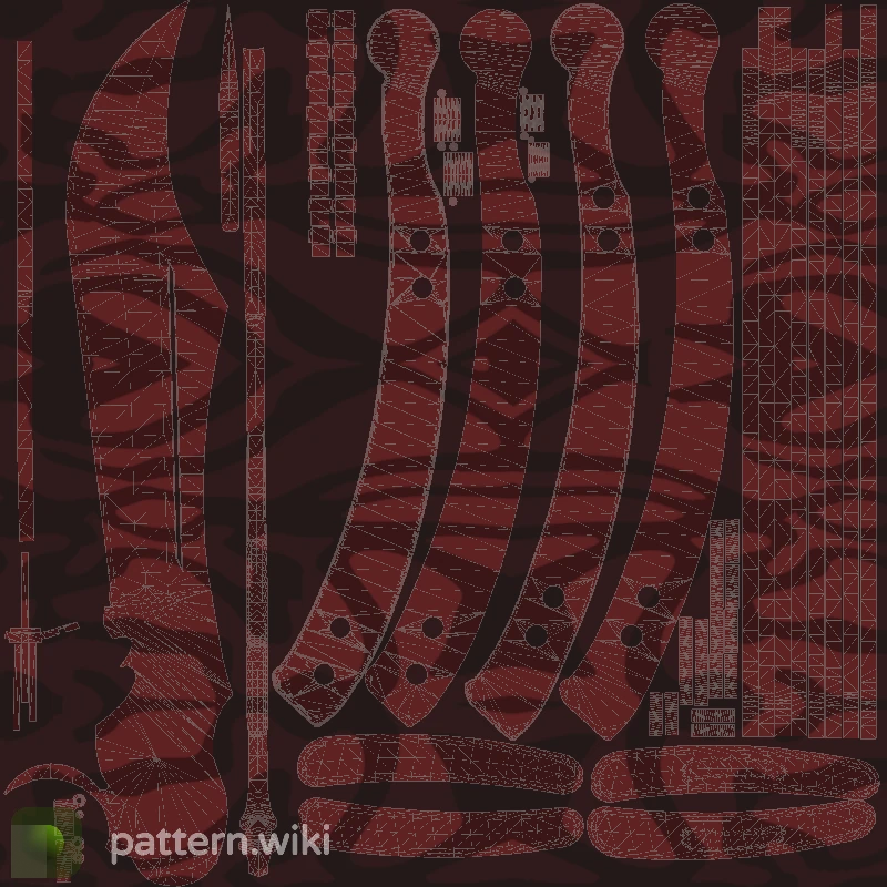 Butterfly Knife Slaughter seed 471 pattern template