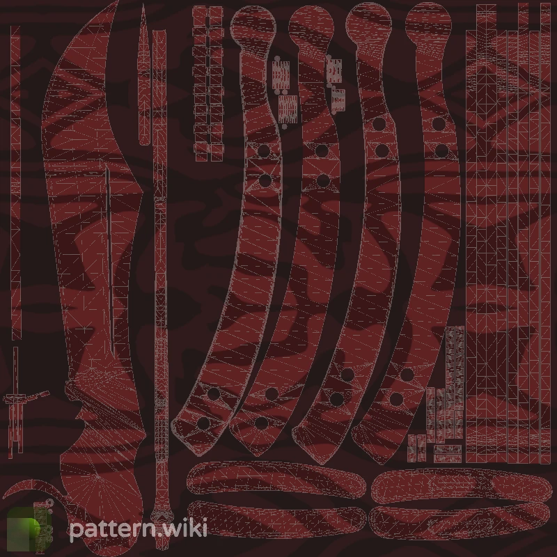 Butterfly Knife Slaughter seed 582 pattern template