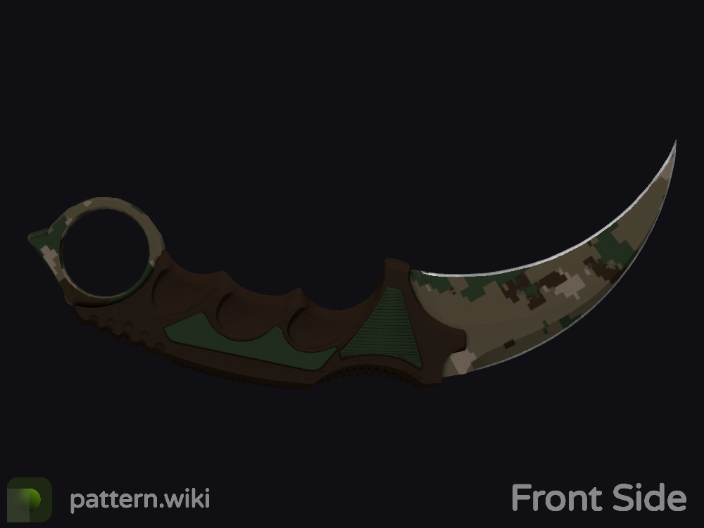 Karambit Forest DDPAT seed 396