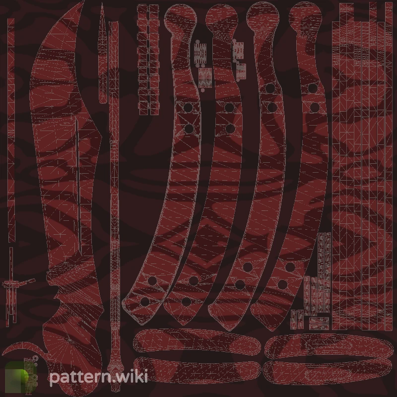 Butterfly Knife Slaughter seed 871 pattern template