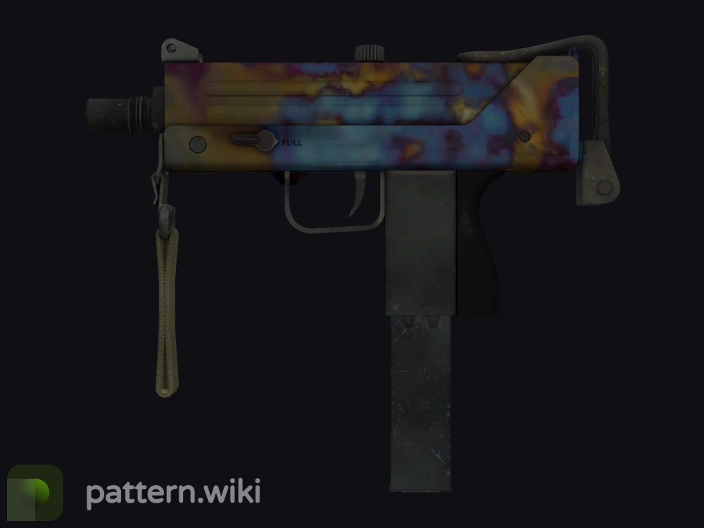 MAC-10 Case Hardened seed 135