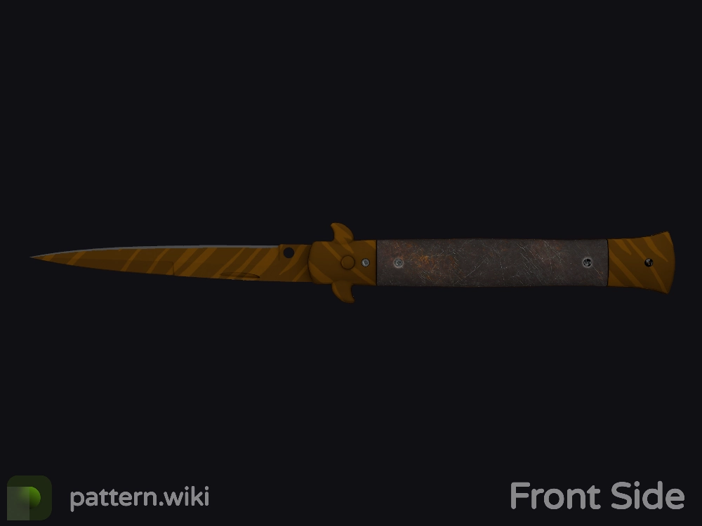 Stiletto Knife Tiger Tooth seed 19