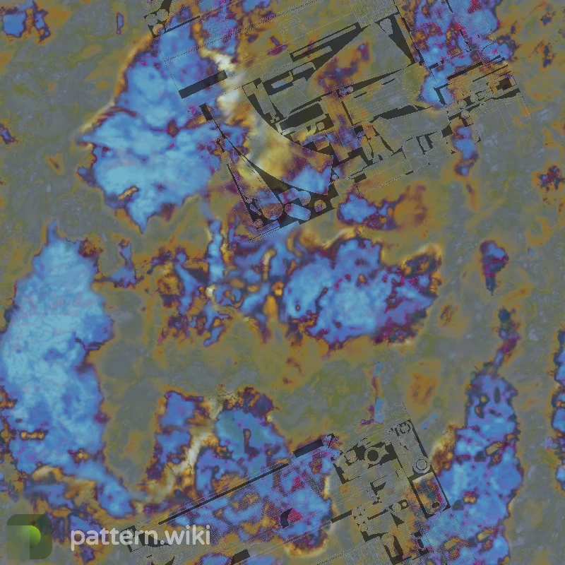 AK-47 Case Hardened seed 454 pattern template