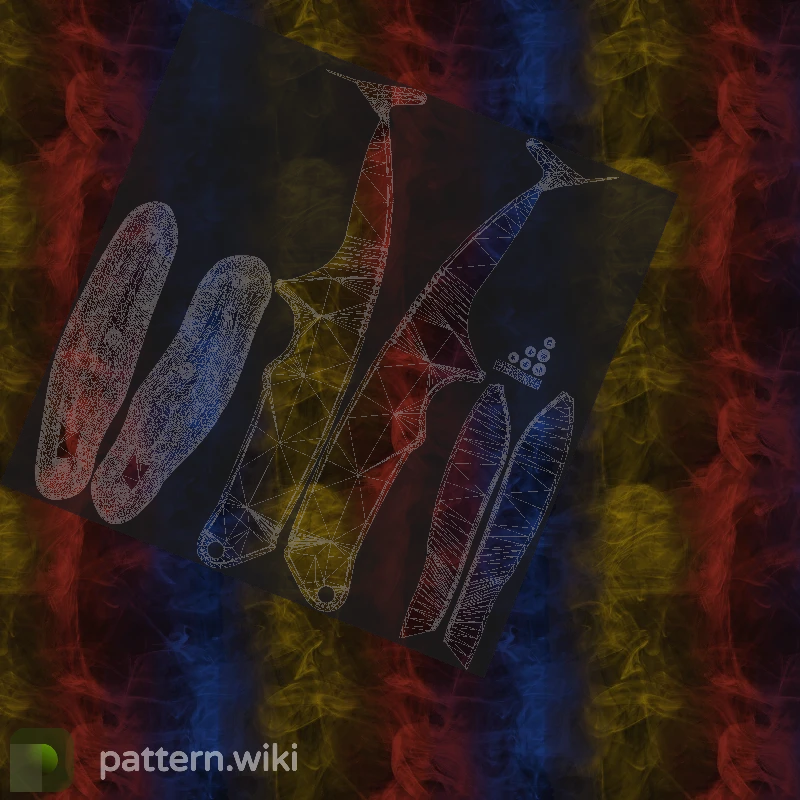 Gut Knife Marble Fade seed 149 pattern template