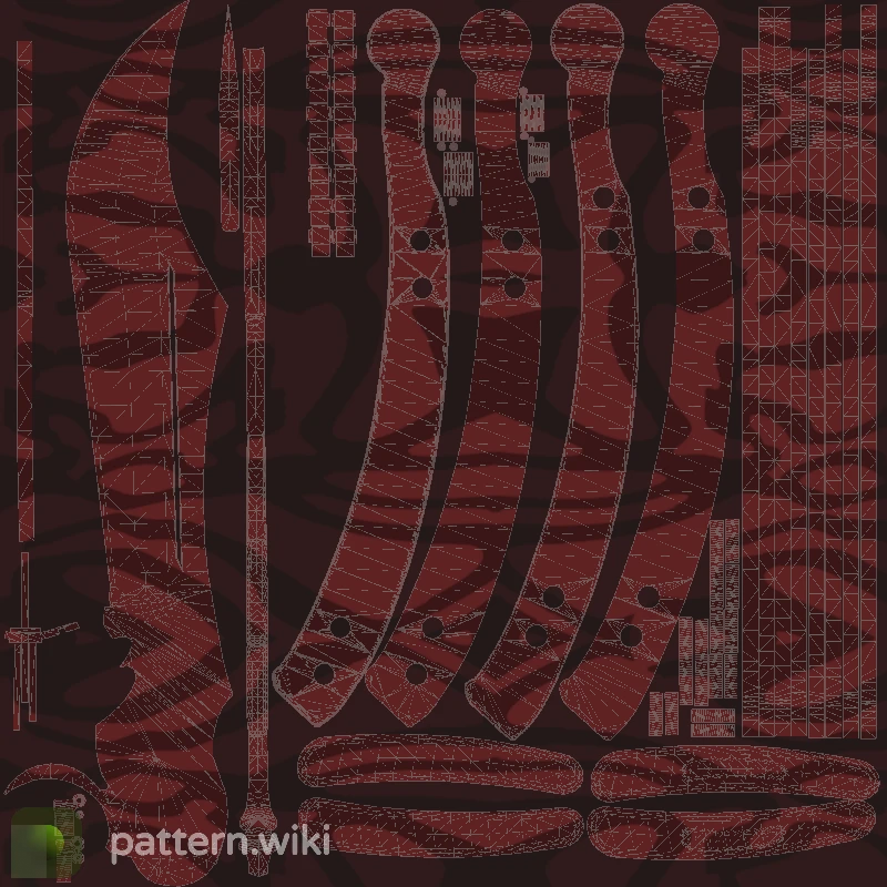 Butterfly Knife Slaughter seed 978 pattern template