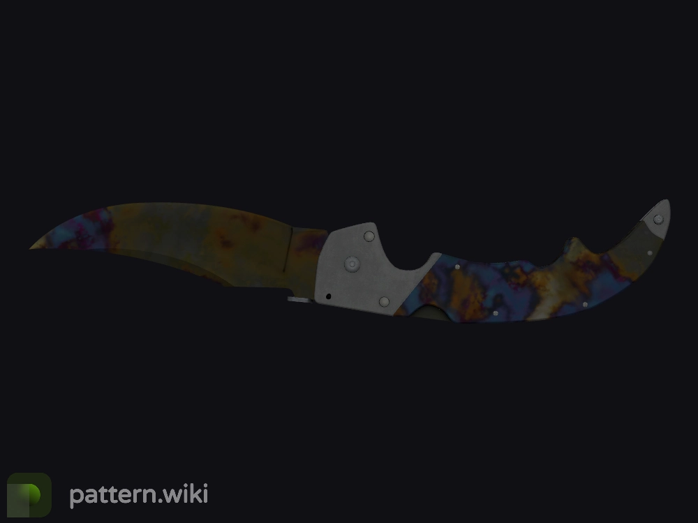 Falchion Knife Case Hardened seed 350