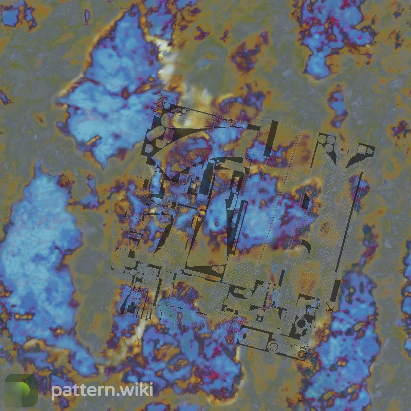 AK-47 Case Hardened seed 291 pattern template