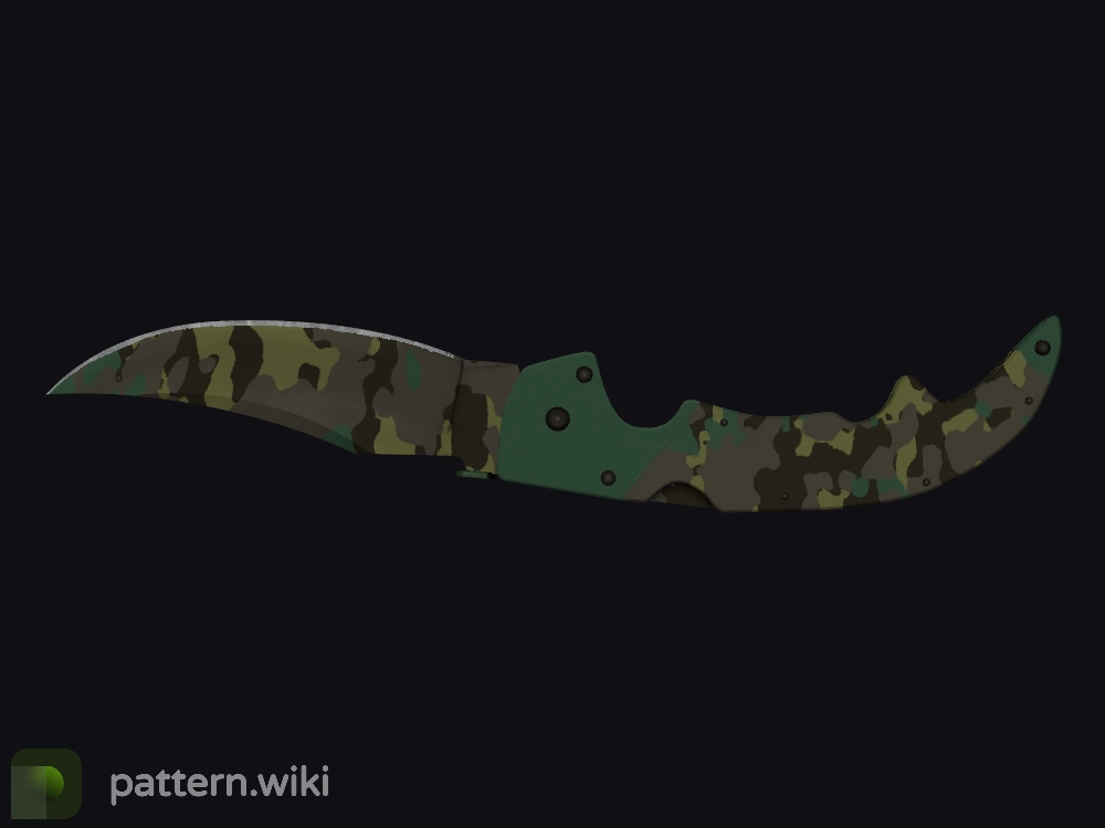 Falchion Knife Boreal Forest seed 58