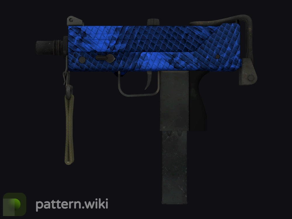 MAC-10 Lapis Gator seed 62