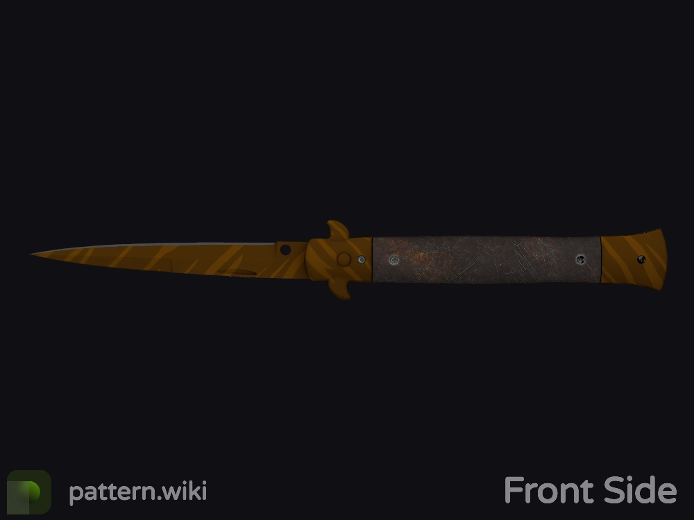 Stiletto Knife Tiger Tooth seed 824