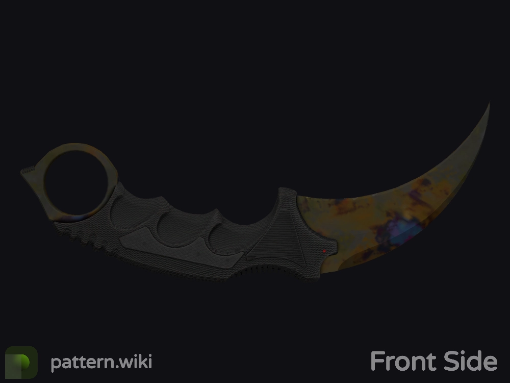 Karambit Case Hardened seed 734