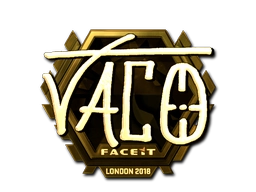 Sticker TACO (Gold) | London 2018 preview