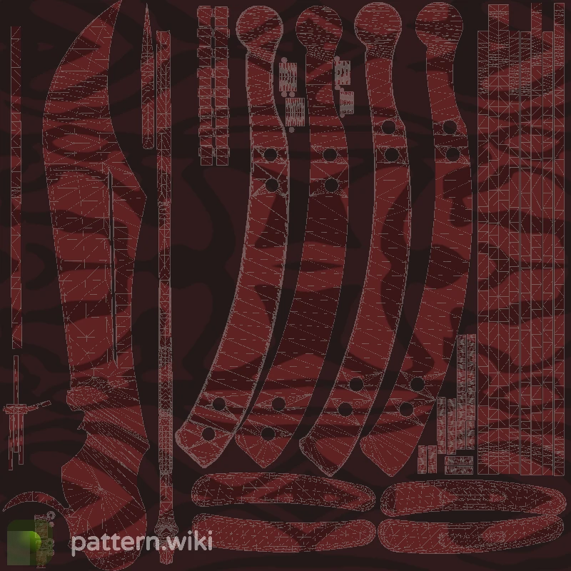 Butterfly Knife Slaughter seed 765 pattern template