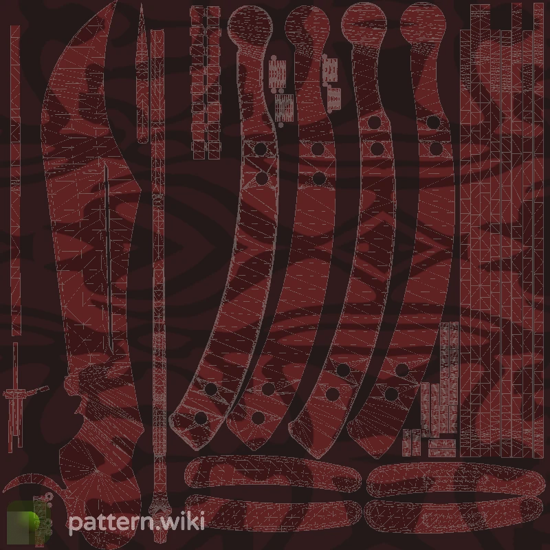 Butterfly Knife Slaughter seed 991 pattern template