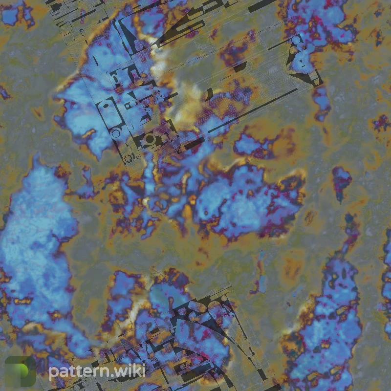 AK-47 Case Hardened seed 957 pattern template