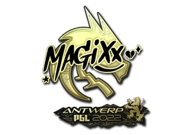 Sticker magixx (Gold) | Antwerp 2022 preview