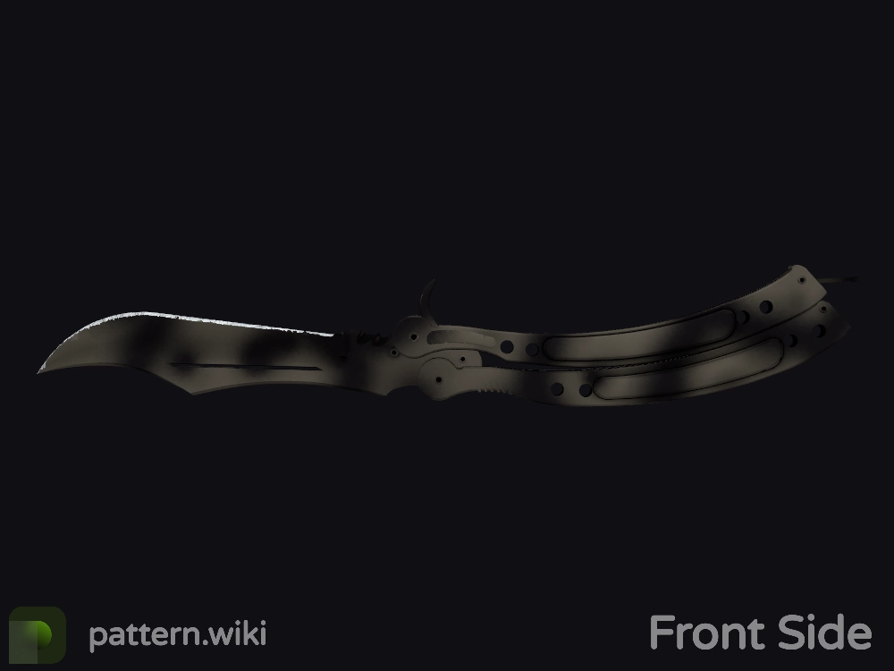 Butterfly Knife Scorched seed 591