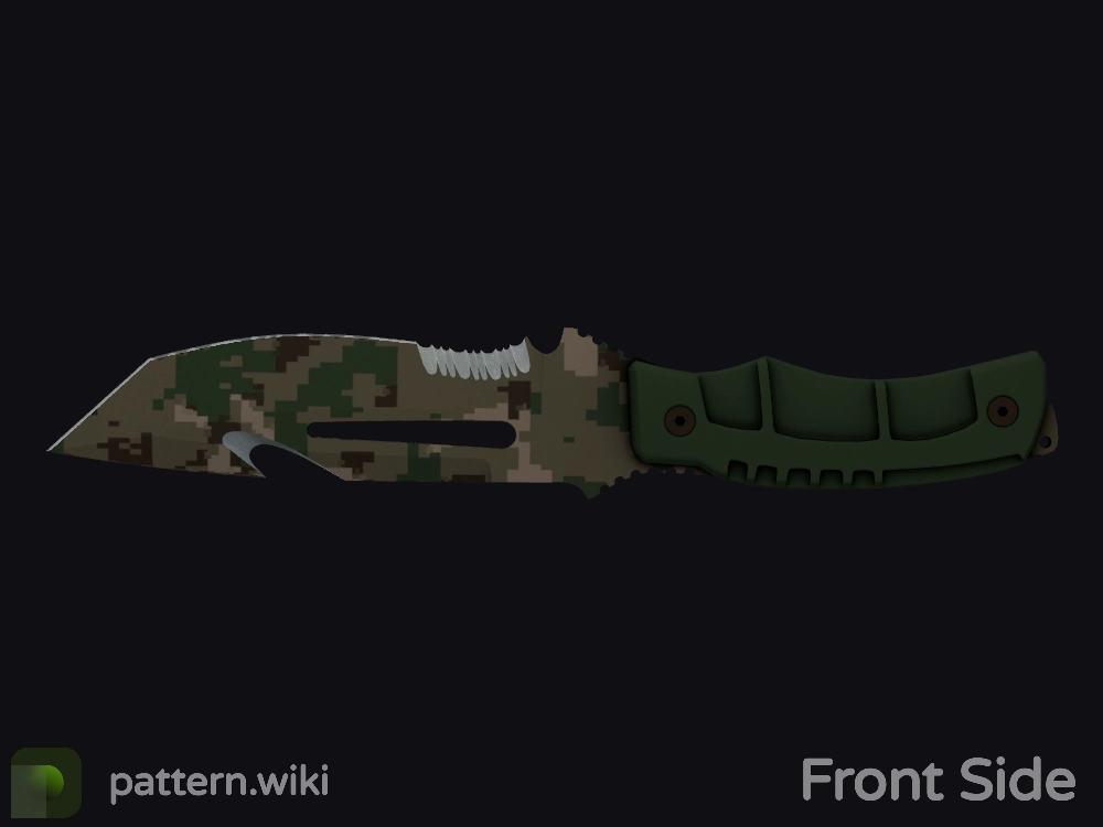 Survival Knife Forest DDPAT seed 543