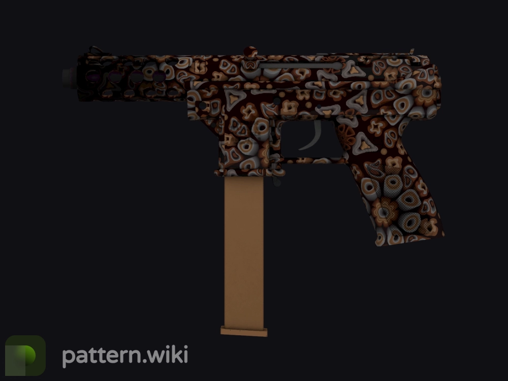 Tec-9 Orange Murano seed 653