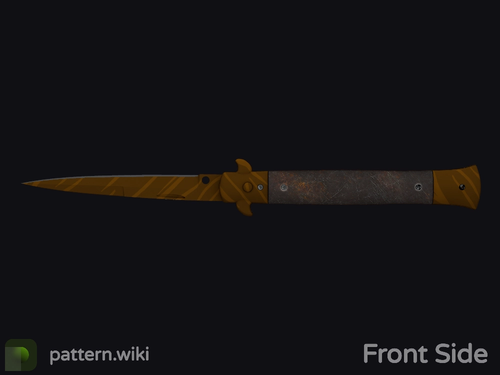 Stiletto Knife Tiger Tooth seed 386