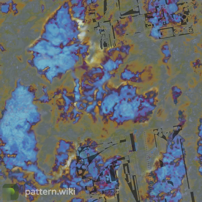 AK-47 Case Hardened seed 886 pattern template