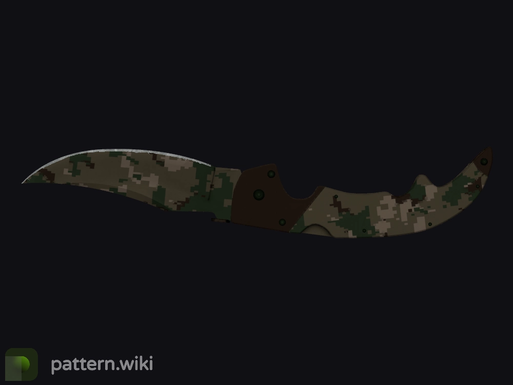 Falchion Knife Forest DDPAT seed 140