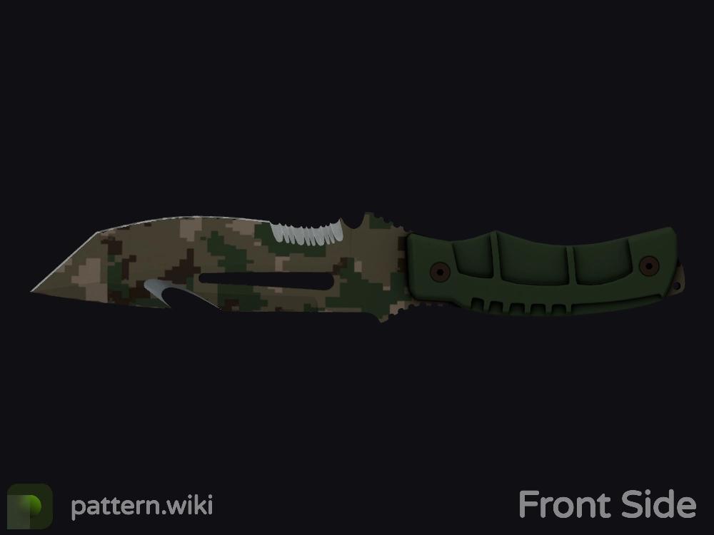 Survival Knife Forest DDPAT seed 341