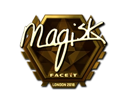 Sticker Magisk (Gold) | London 2018 preview