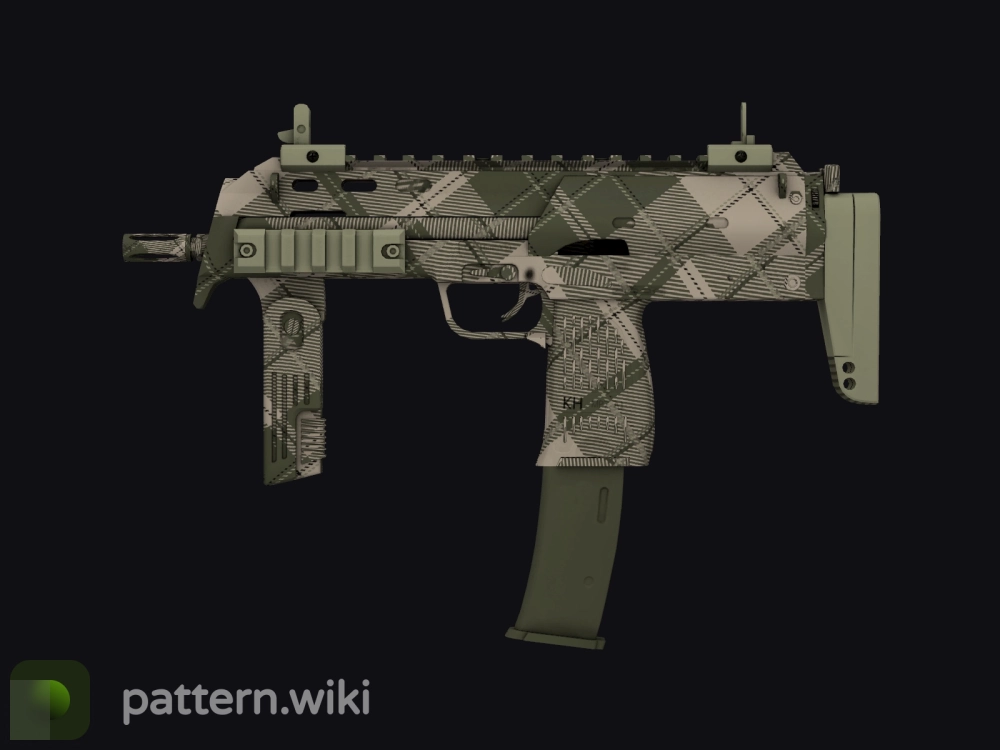 MP7 Olive Plaid seed 498