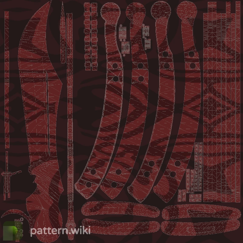 Butterfly Knife Slaughter seed 391 pattern template