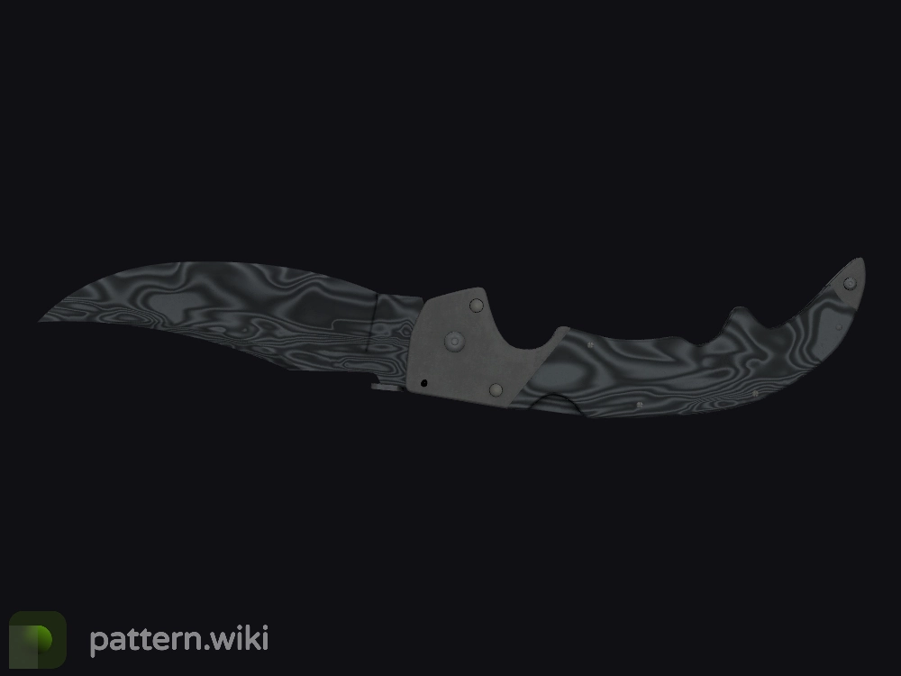 Falchion Knife Damascus Steel seed 396