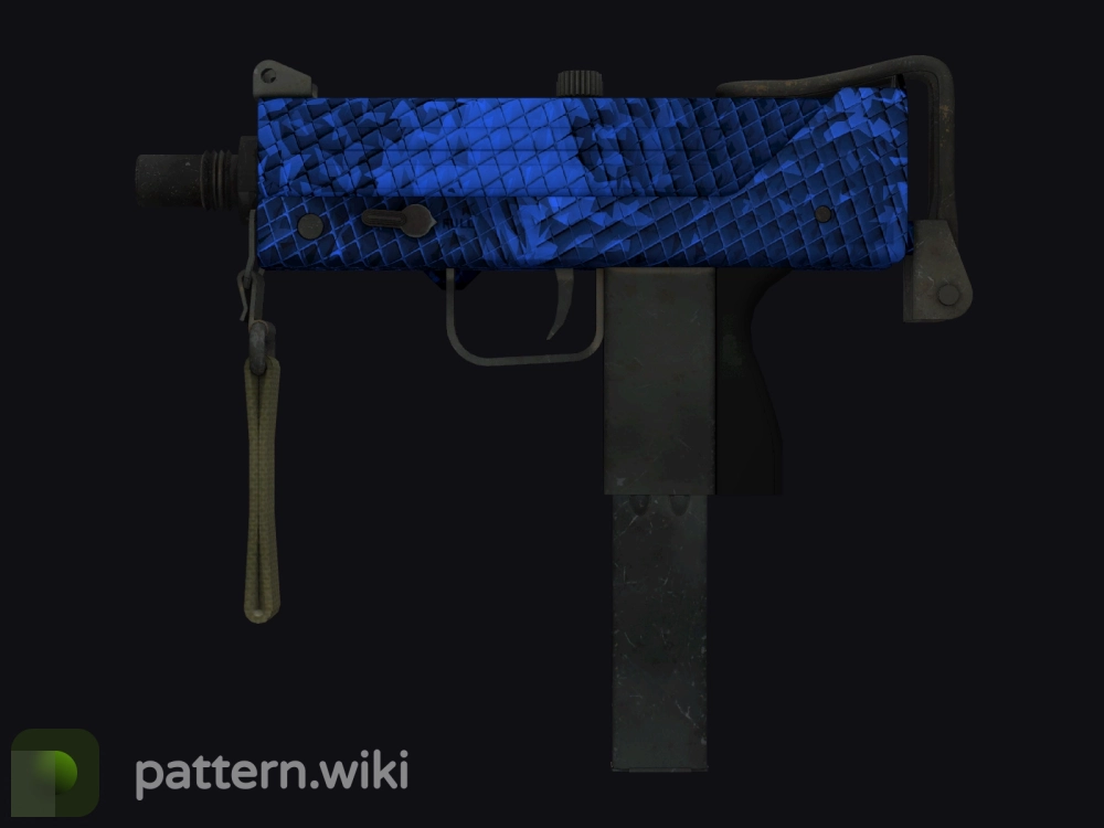 MAC-10 Lapis Gator seed 442