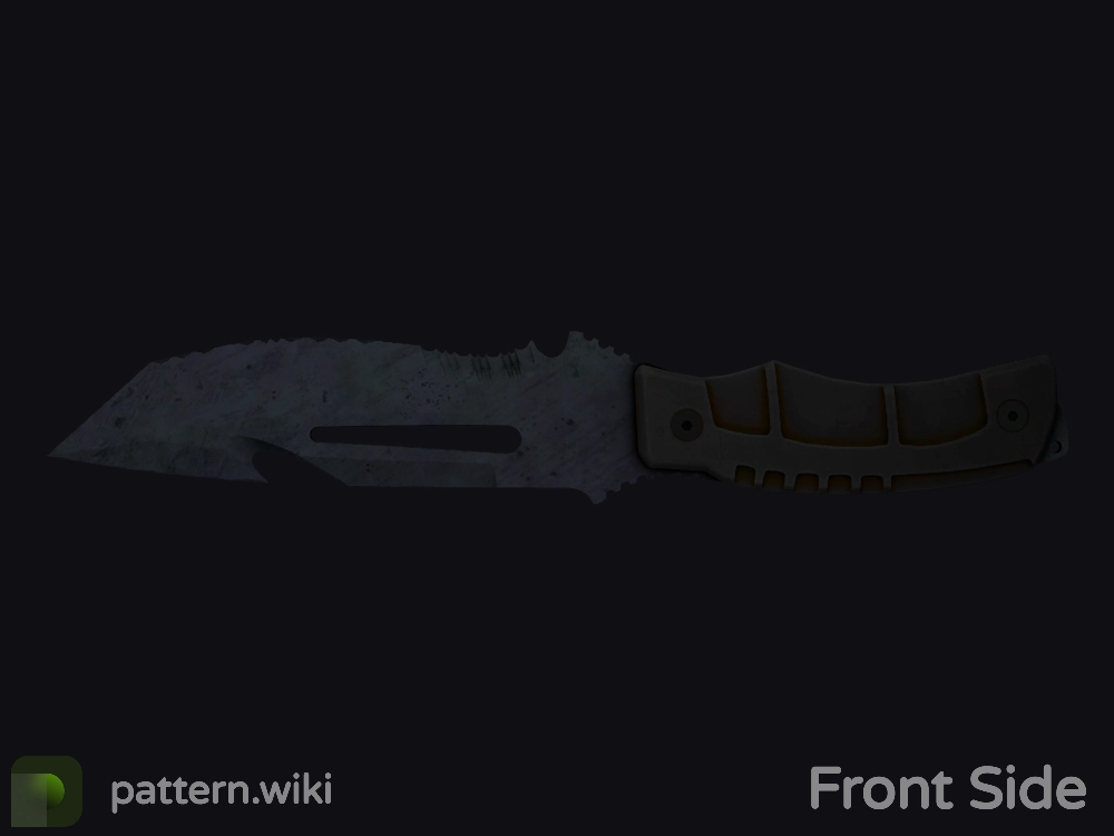 Survival Knife Blue Steel seed 323