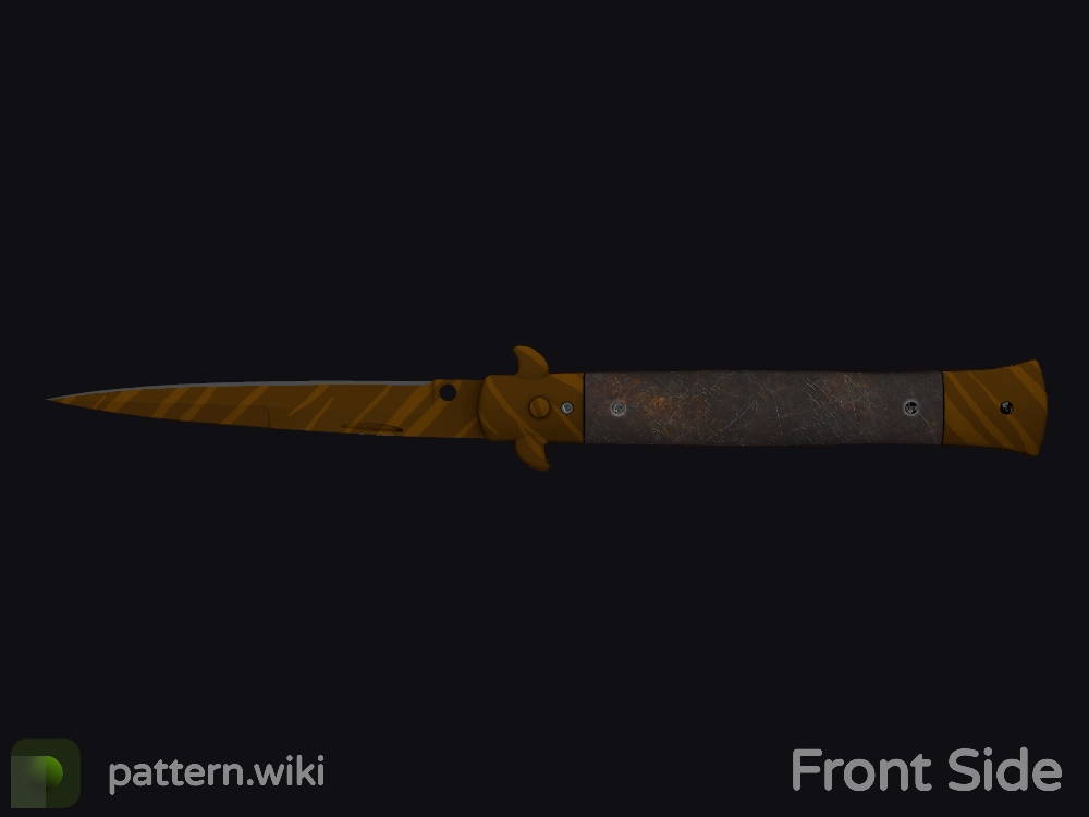 Stiletto Knife Tiger Tooth seed 845