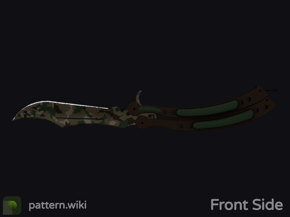 Butterfly Knife Forest DDPAT seed 417